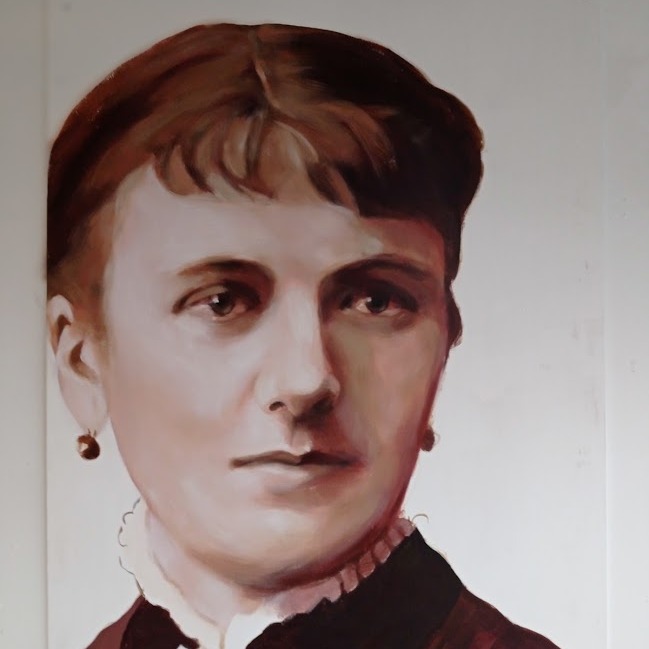 voormoeder Elisabeth Sterk geschilderd door meg mercx